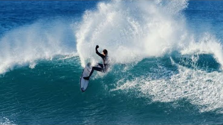 Surfing Bells Beach, Australia