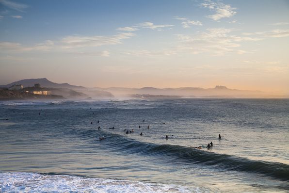 Biarritz Cote des Basques, France