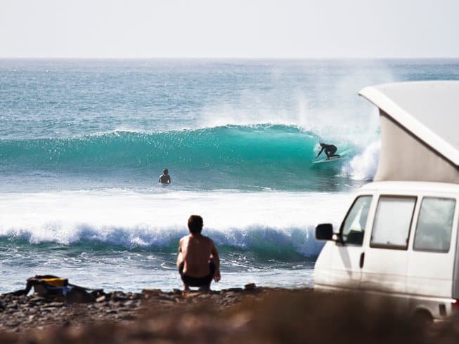 Surfing Fuerteventura, Canary Islands