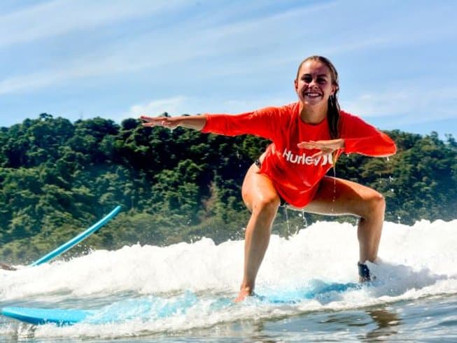 Surfing Jaco, Costa Rica
