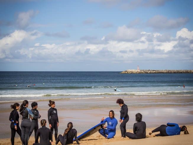 Santa Cruz beach break, Portugal